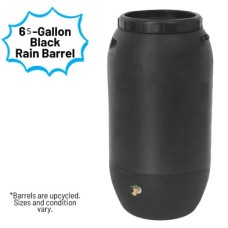 Rain Barrel Black 65 Gallon